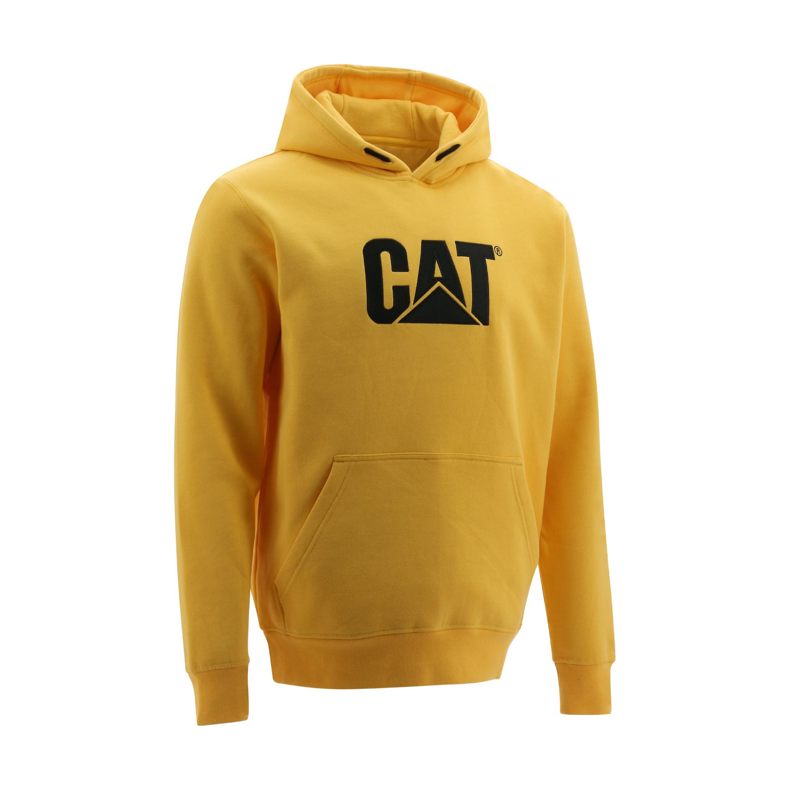 Men's Caterpillar Trademark Hooded Sweatshirts Yellow Ireland CGAS79208